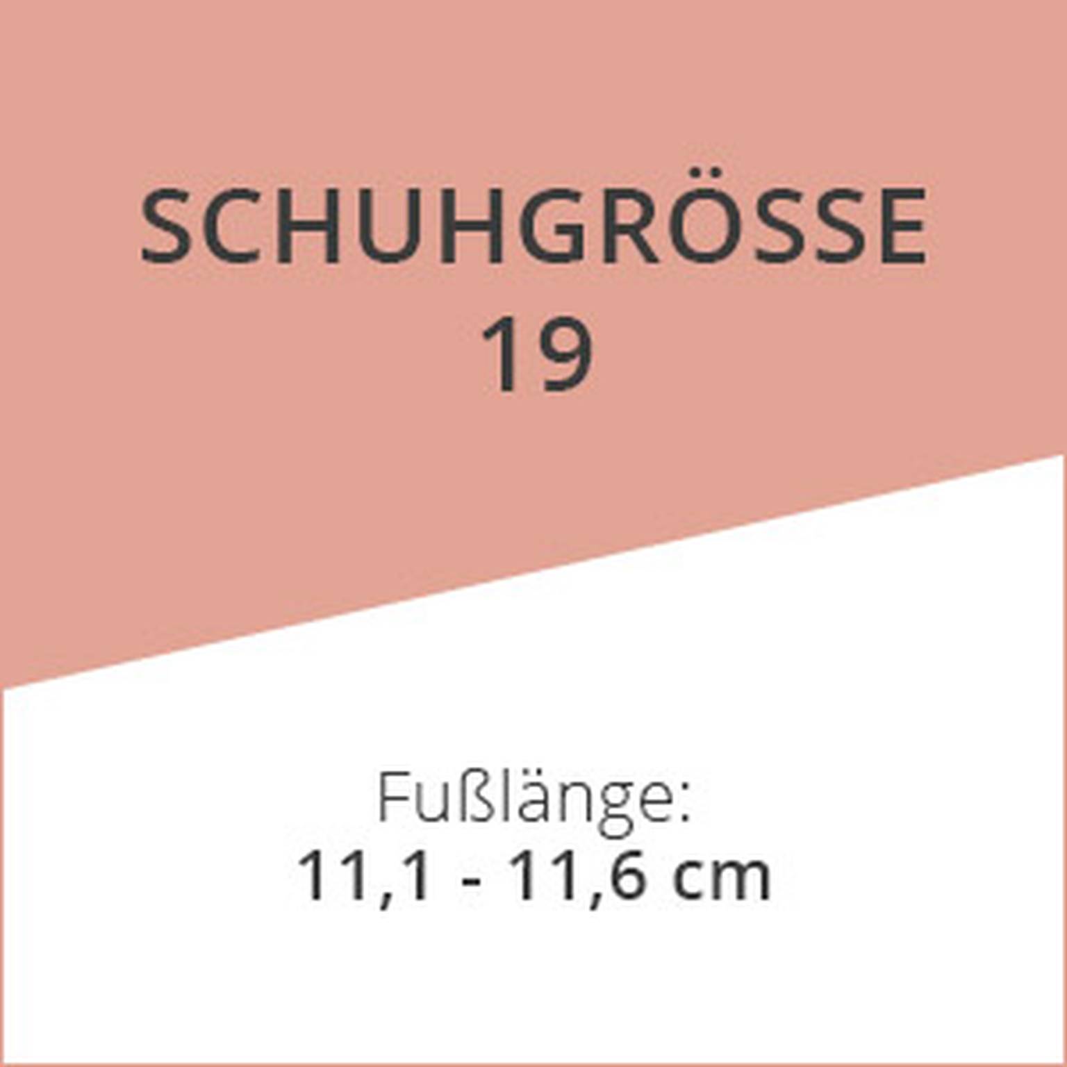 Schuhgrösse 19