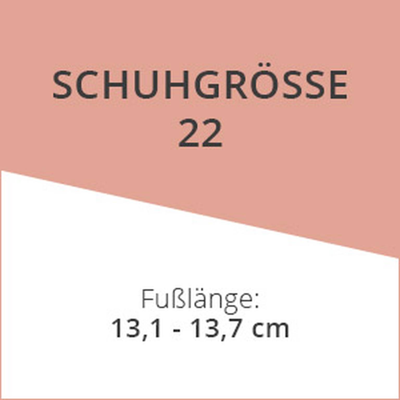 Schuhgrösse 22