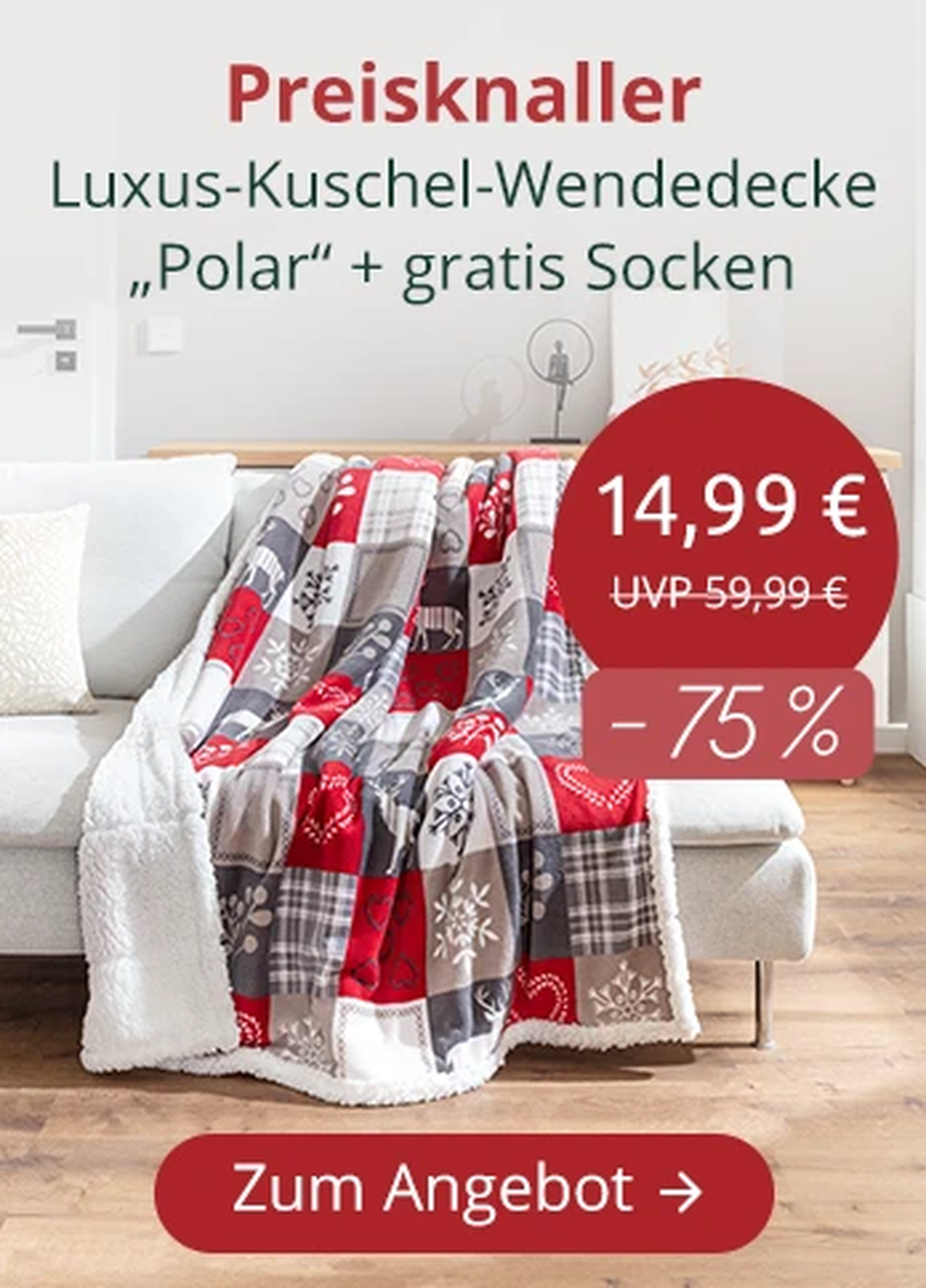 Kuscheldecke Polar
