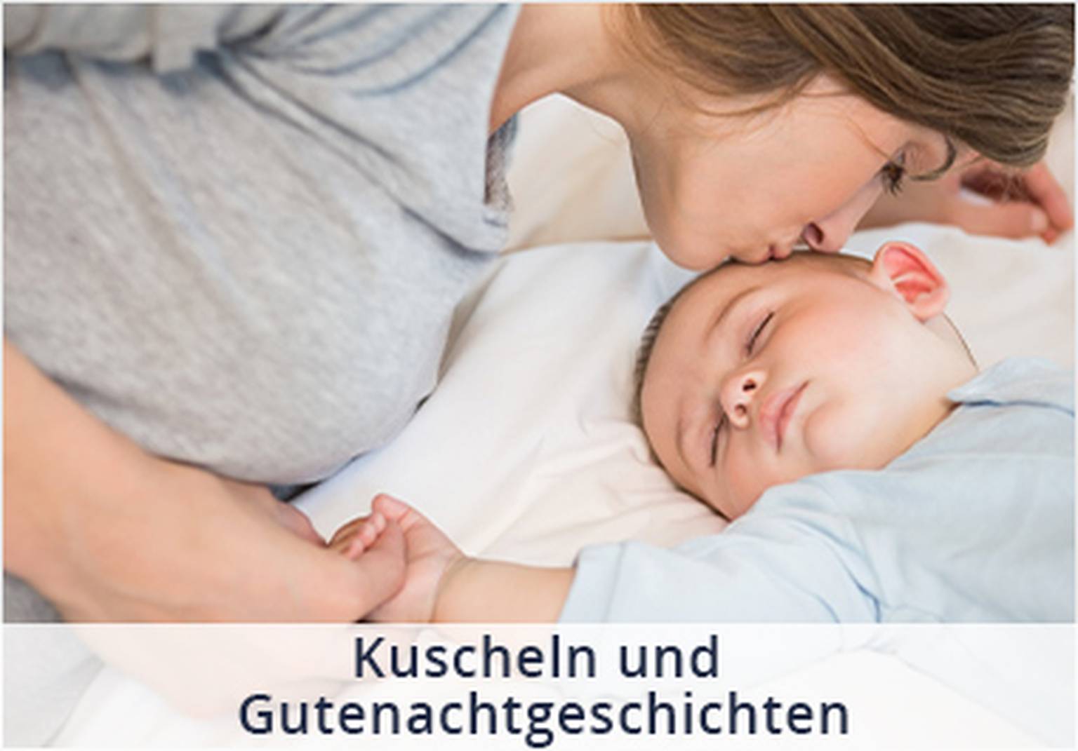 Kuscheln und Gutenachtgeschichten