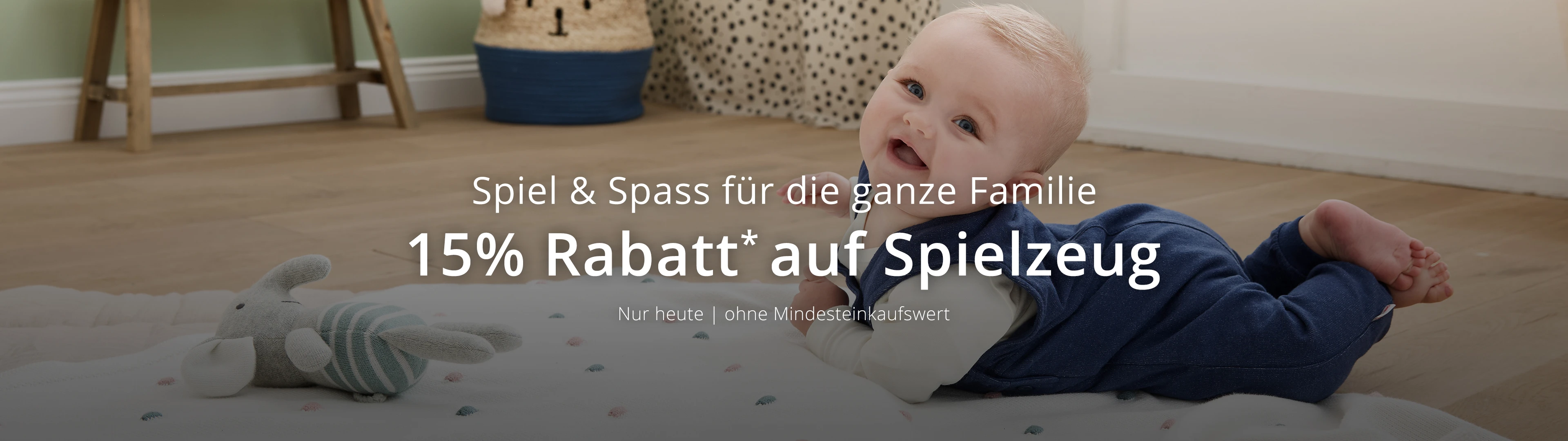 Spiel & Spass für die ganze Familie 15% Rabatt* auf Spielzeug ohne Mindesteinkaufswert