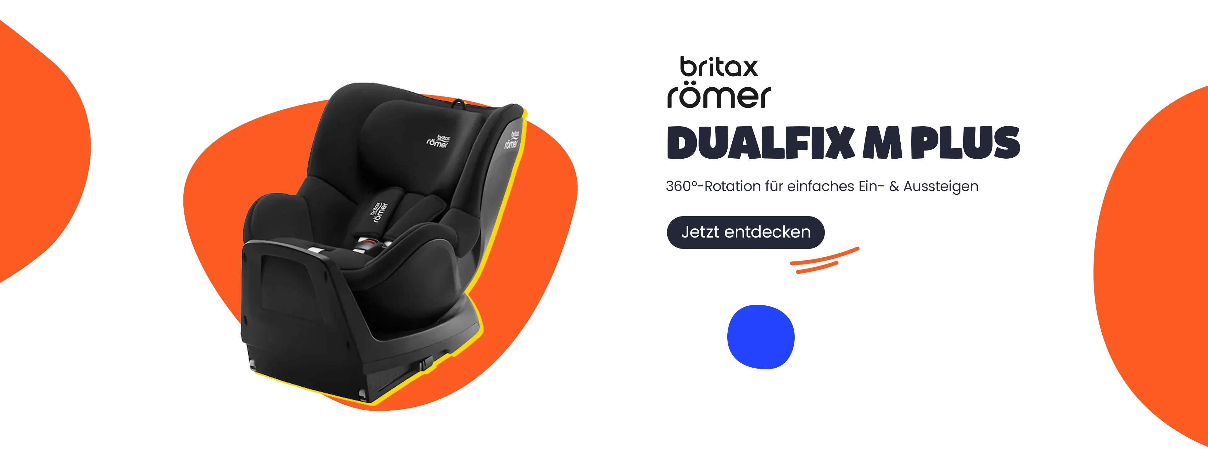 Britax Römer - Select Kindersitz DUALFIX M PLUS. 360°-Rotation für einfaches Ein- und Aussteigen