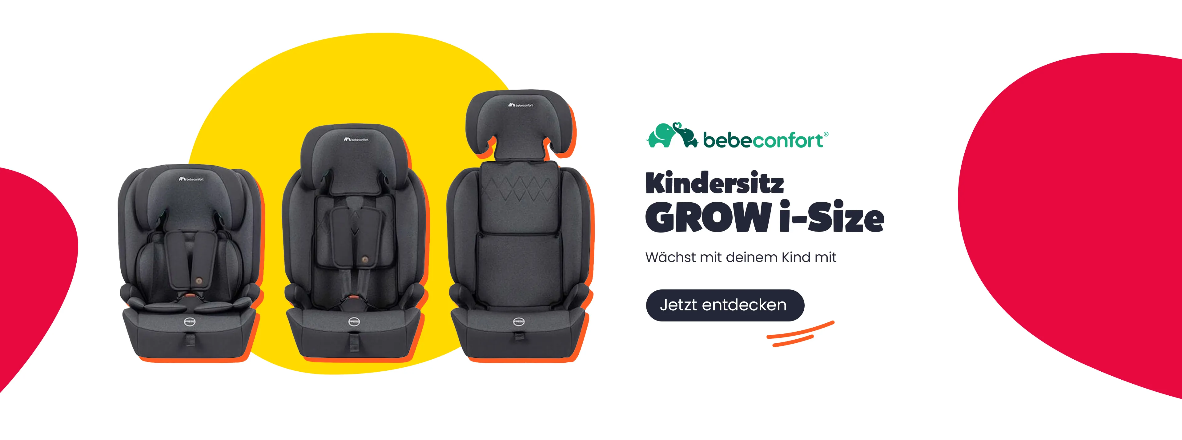 bebeconfort. Kindersitz GROW i-Size. Wächst mit deinem Kind mit. Jetzt sparen.