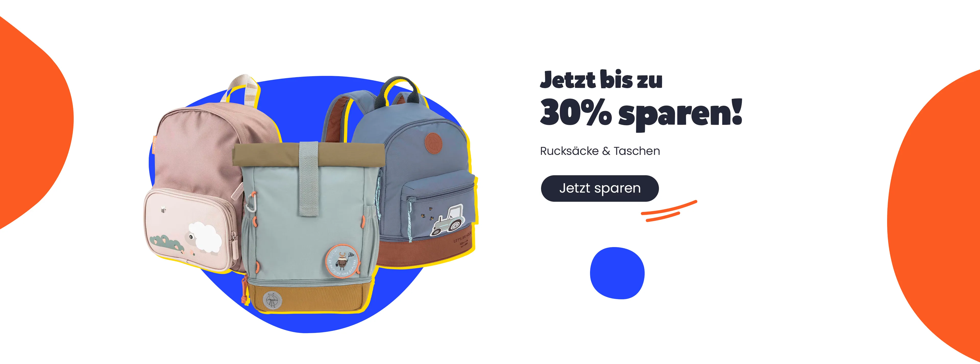 Jetzt bis zu 30% sparen! Rucksäcke und Taschen