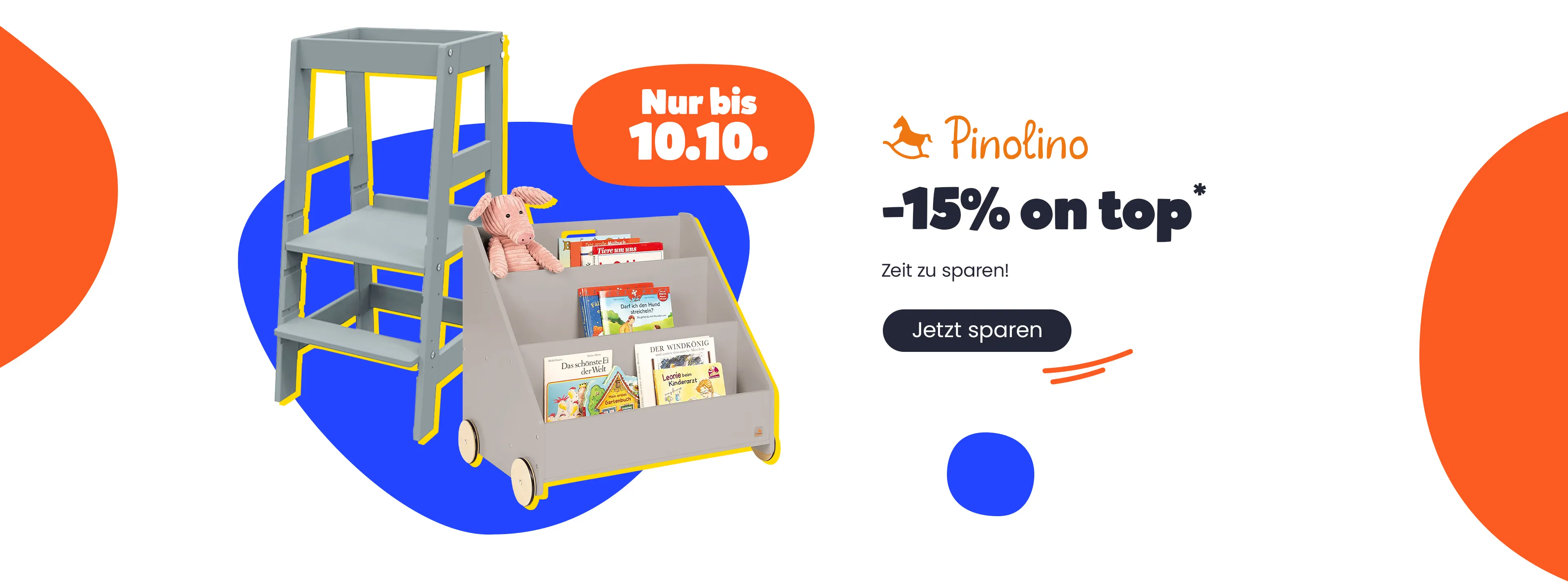Nur bis 10.10.2026 -15% on top* auf Pinolino