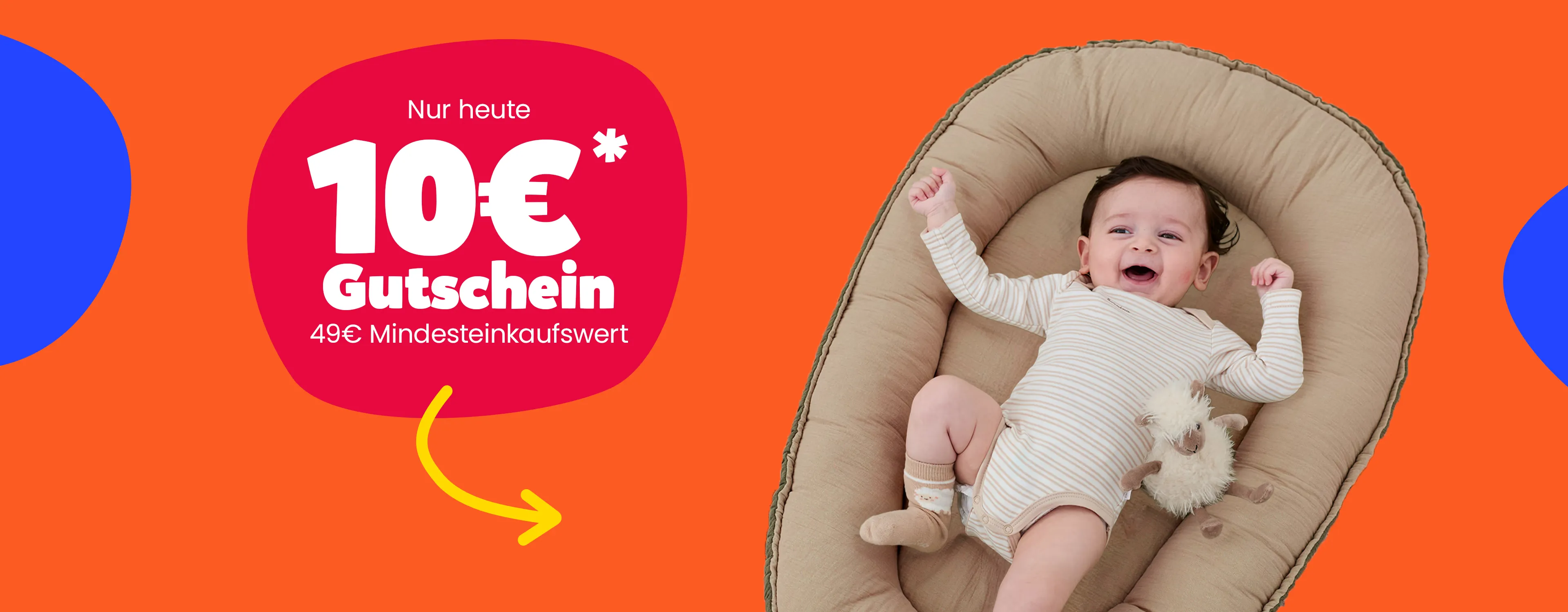 Nur heute 10€* Gutschein ab 49€ Mindesteinkaufswert