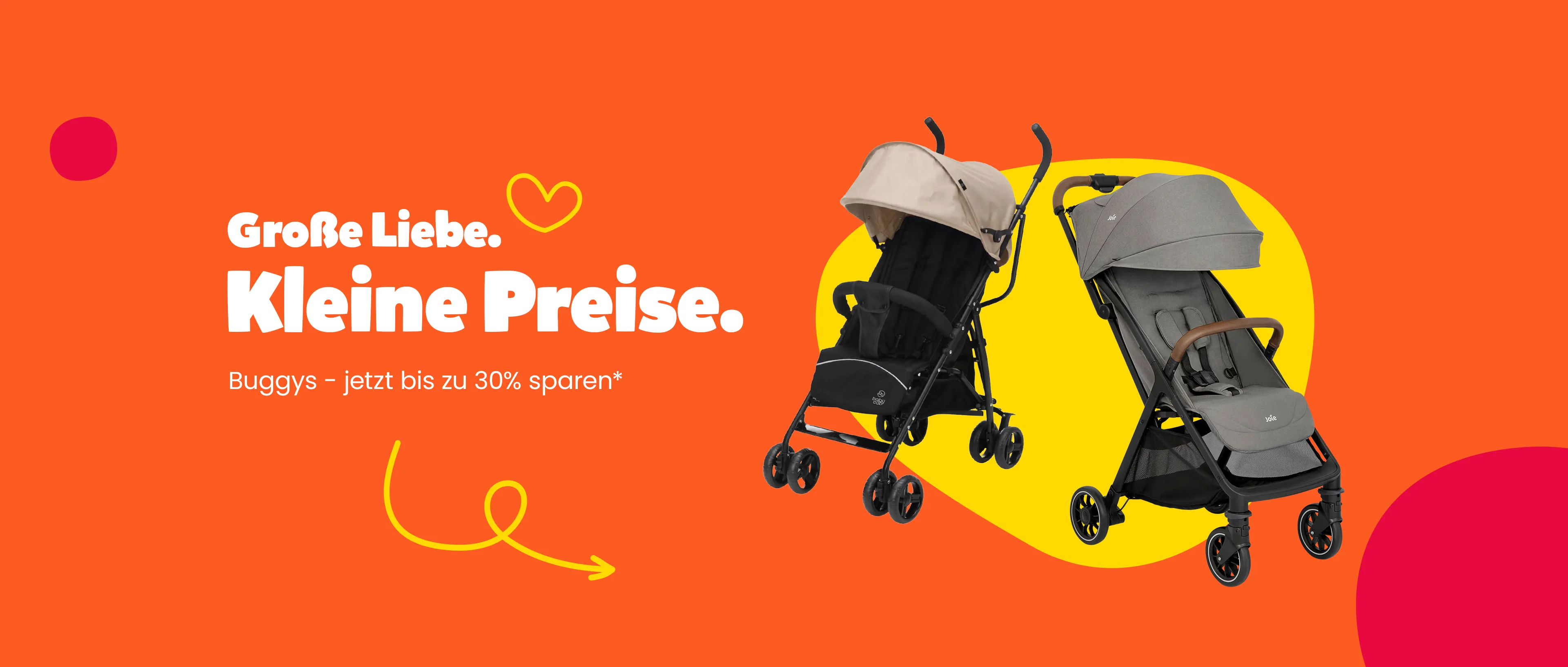 Große Liebe. Kleine Preise. Buggys - jetzt bis zu 30% sparen*