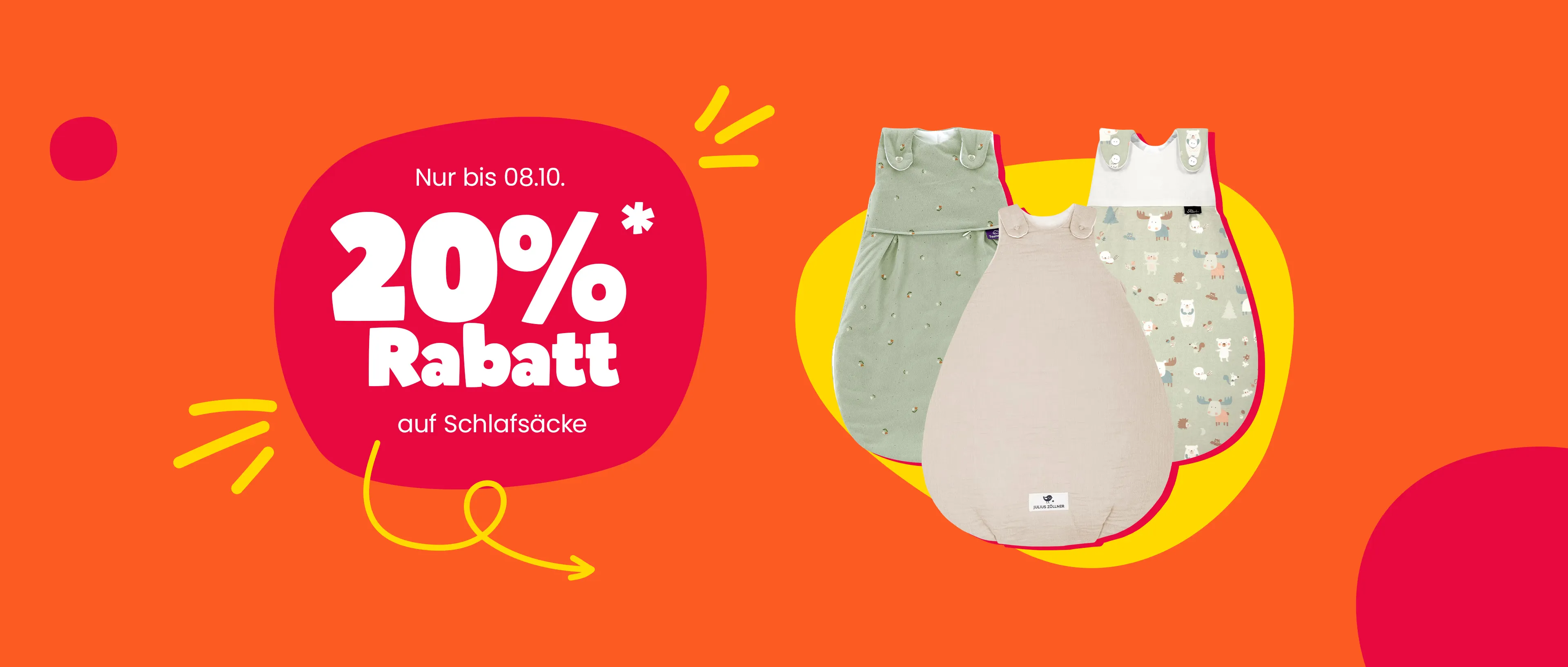 Nur bis 08.10.2026 20% on top* auf Schlafsäcke