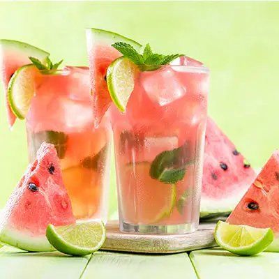 Melonen-Bowle