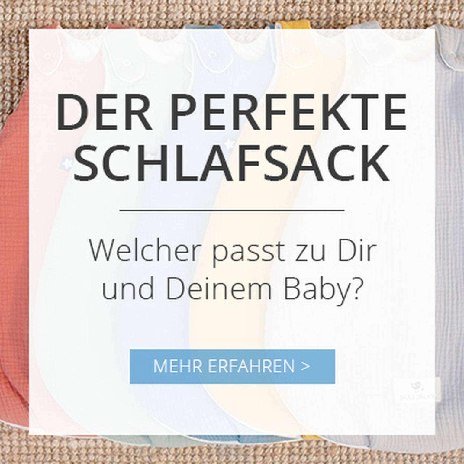 Der perfekte Schlafsack