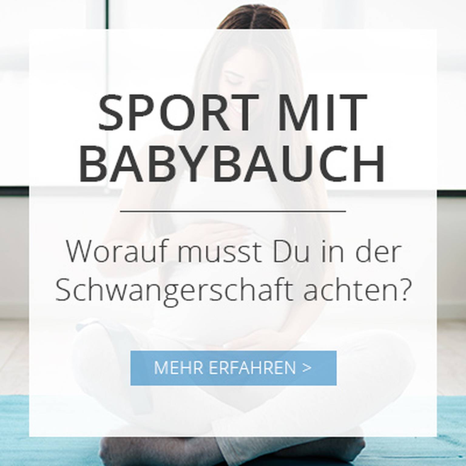 Sport mit Babybauch