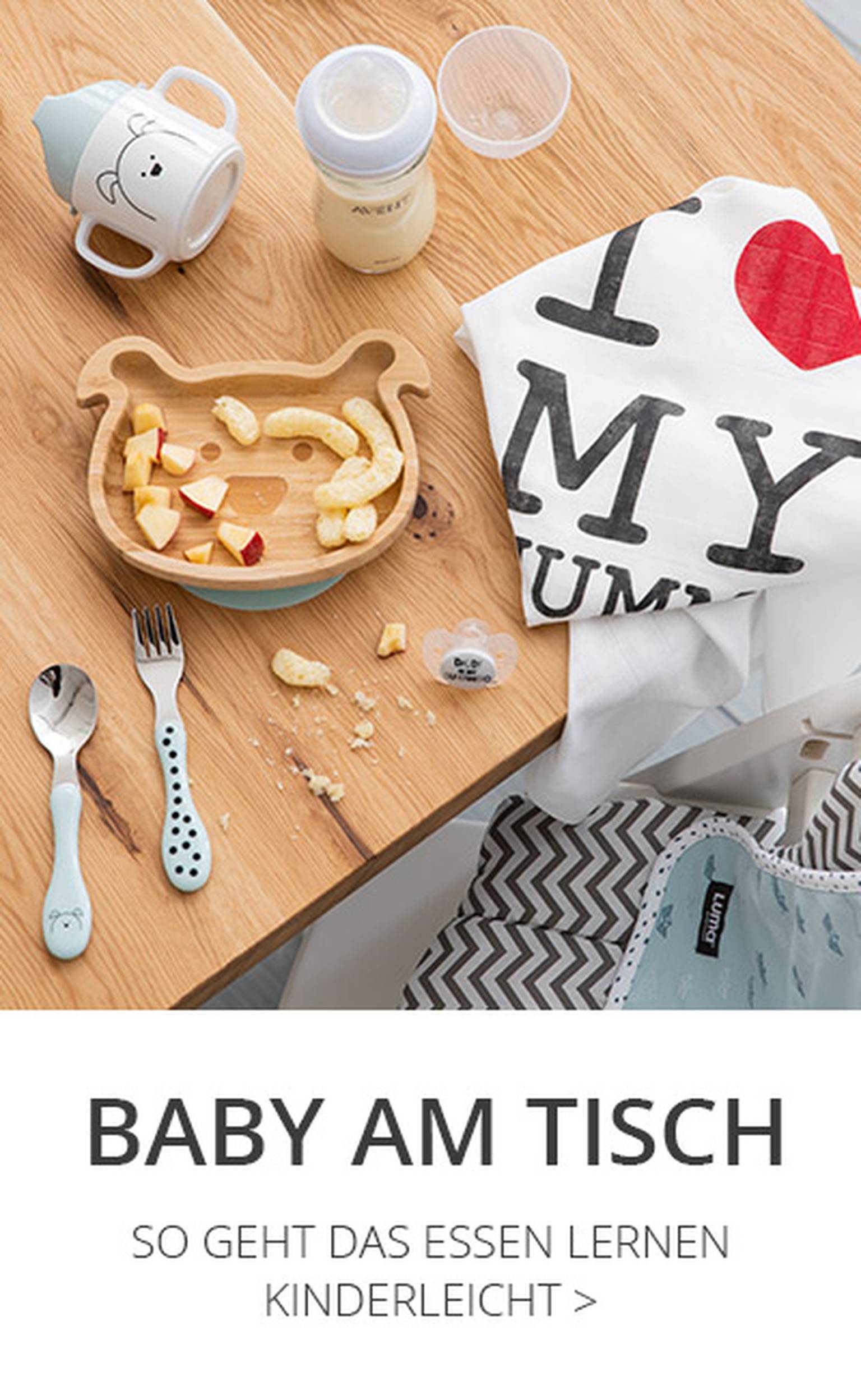 Baby am Tisch - so geht das Essen lernen kinderleicht