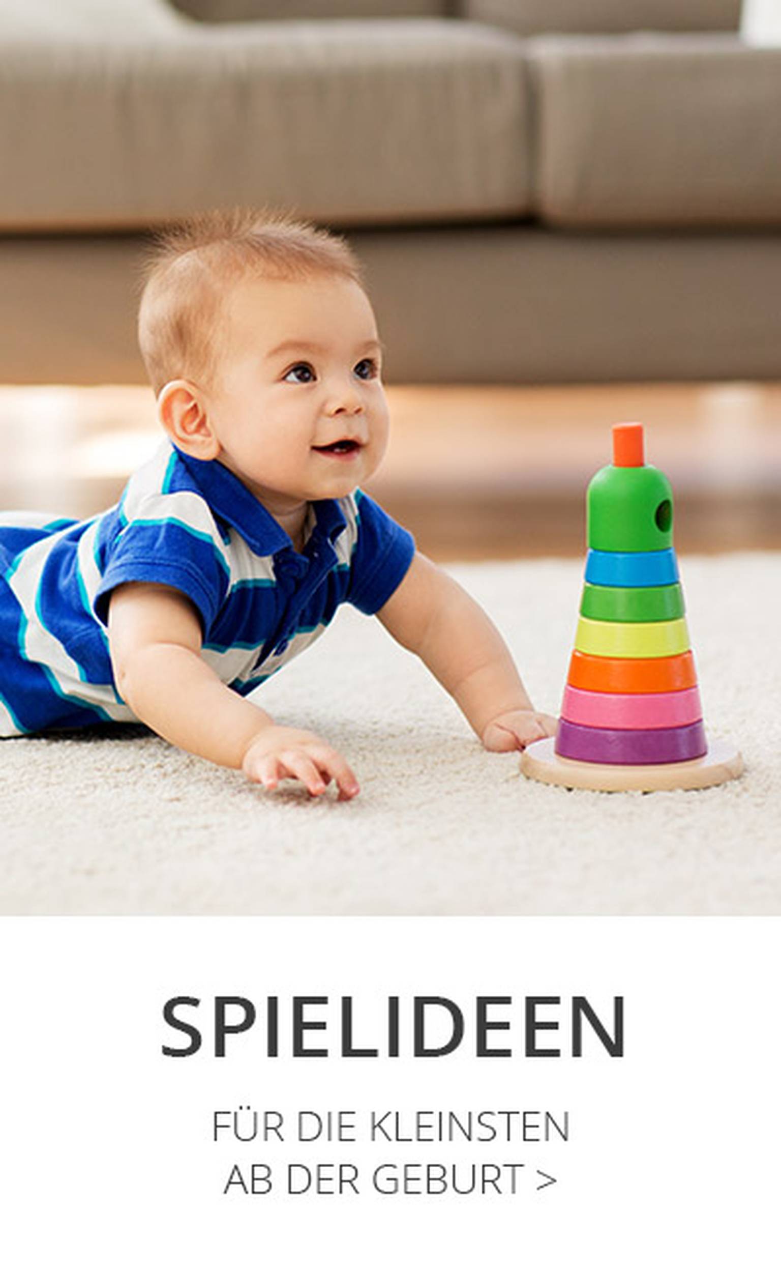 Spielideen - für die Kleinsten ab der Geburt