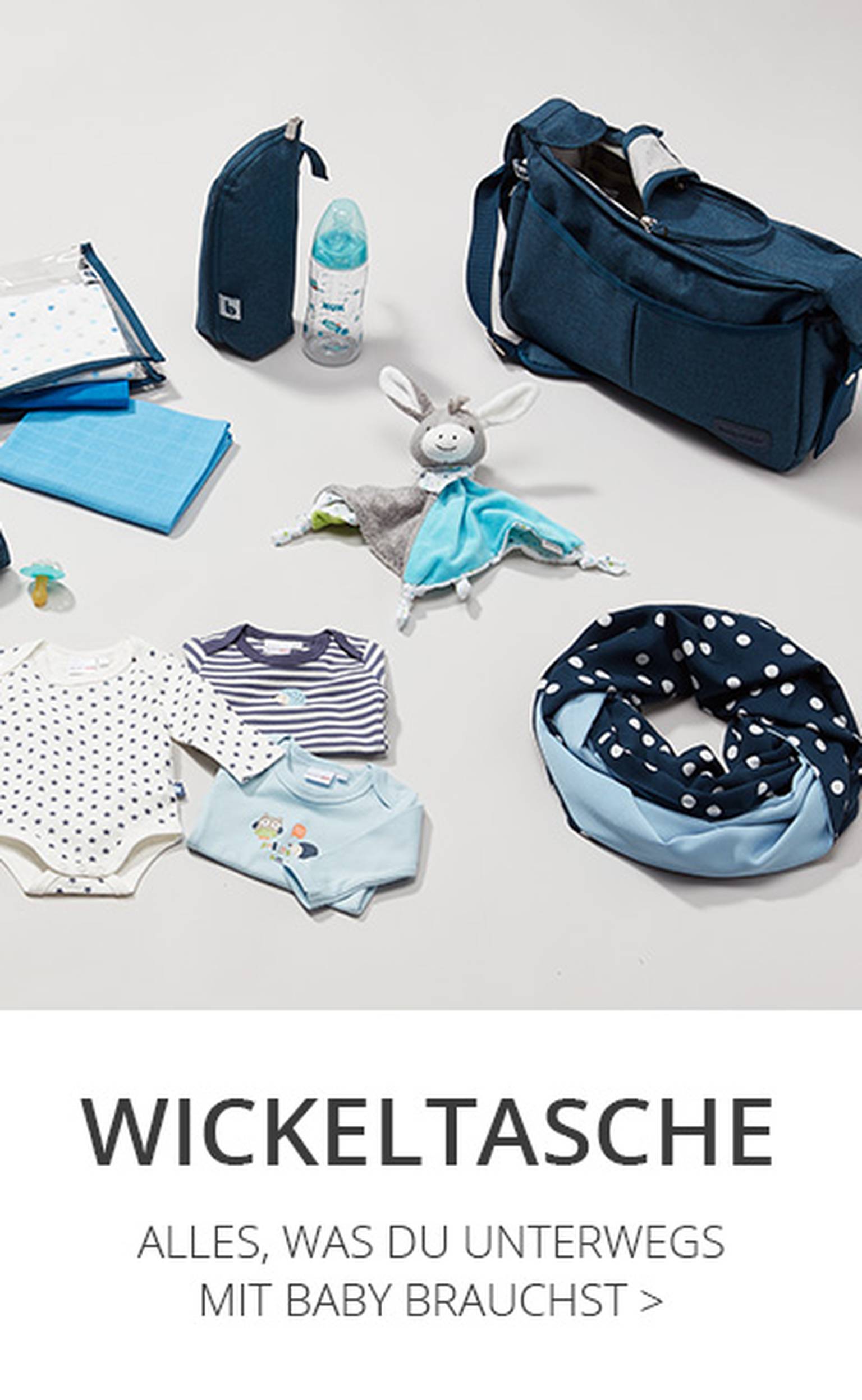 Wickeltasche - alles was Du unterwegs mit Baby brauchst