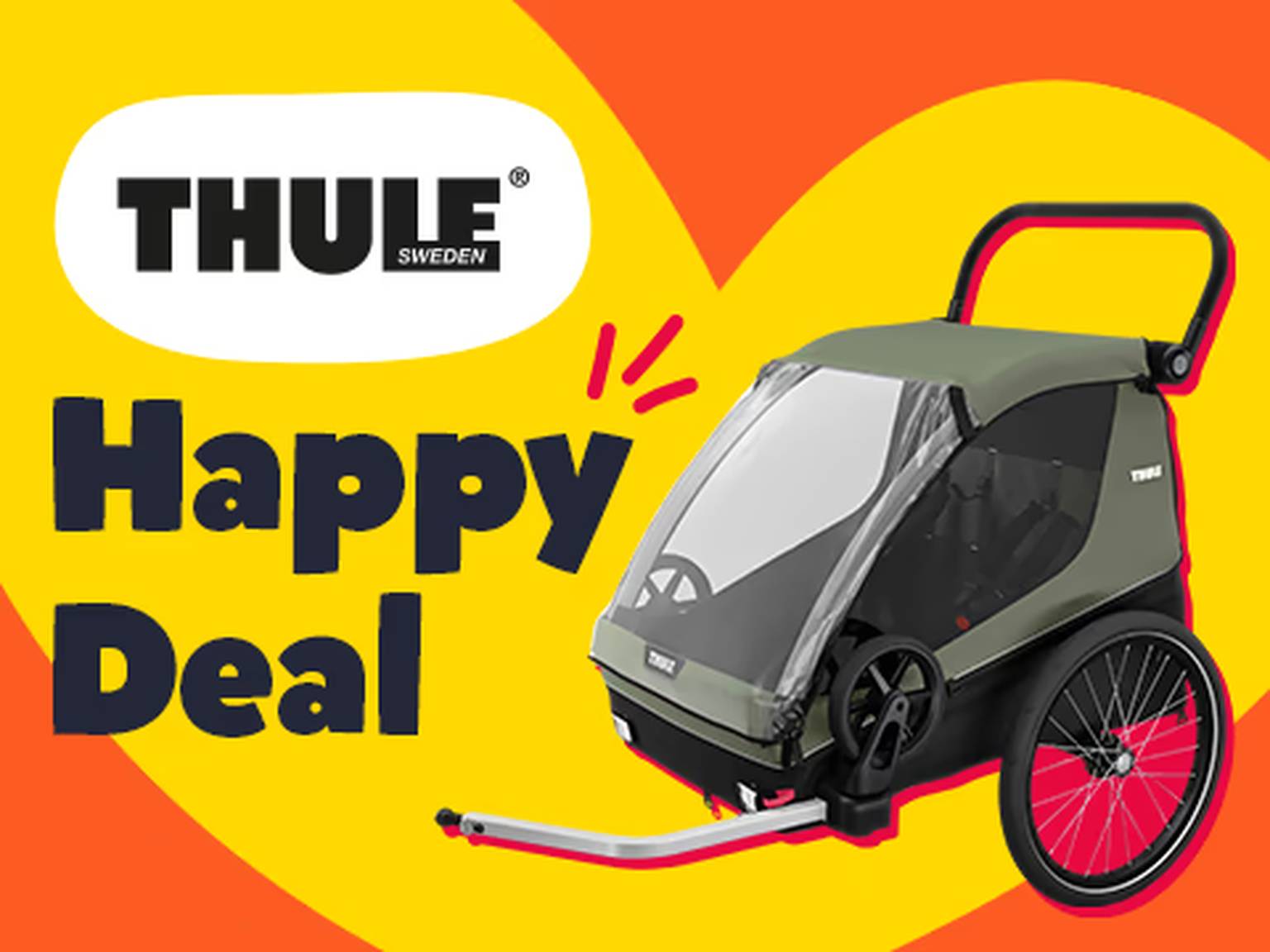 Happy Deal - THULE - Fahrradanhänger