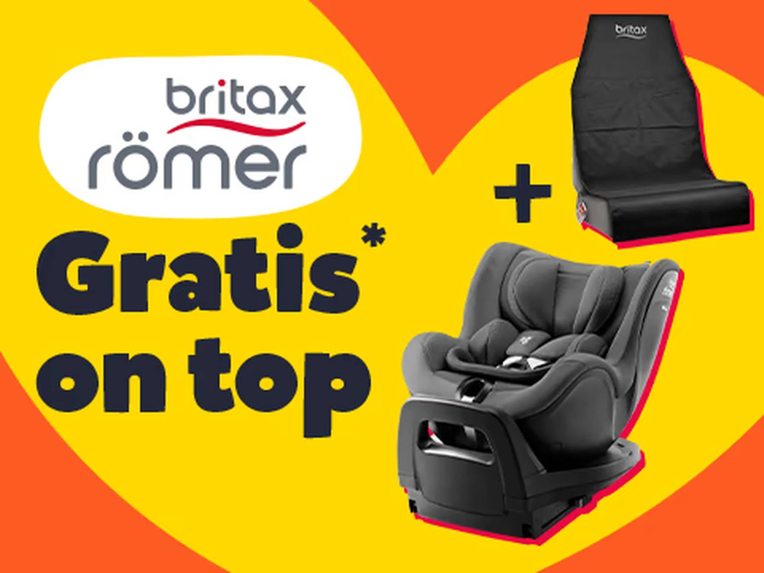 Gratis on top - britax römer - Kindersitz + Kindersitzunterlage