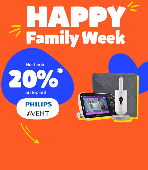 Happy Family Week - Nur heute 20% on top auf PHILIPS AVENT - Bild: Babyphone