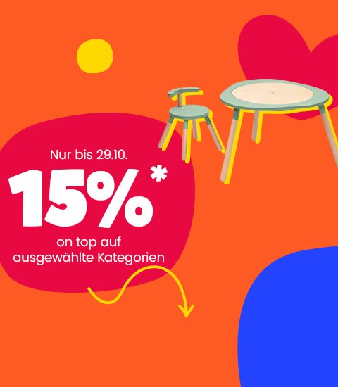 Nur bis 29.10.15% on top* auf ausgewählte Kategorien