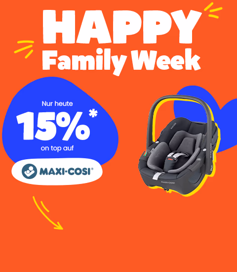 Happy Family Week - Nur heute 15% on top auf Maxi-Cosi - Bild: Babyschale