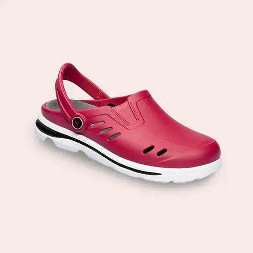 Rote Clogs