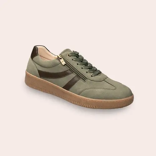 grüne Halbschuhe