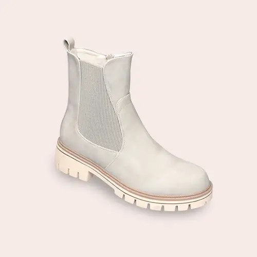 graue Stiefel