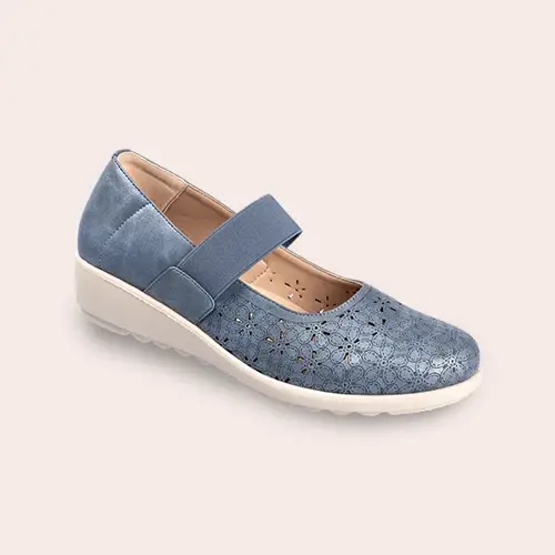 hellblaue Ballerinas
