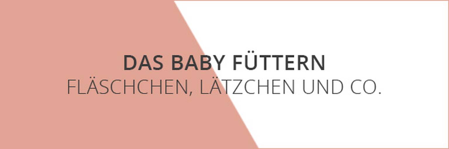 Das Baby füttern