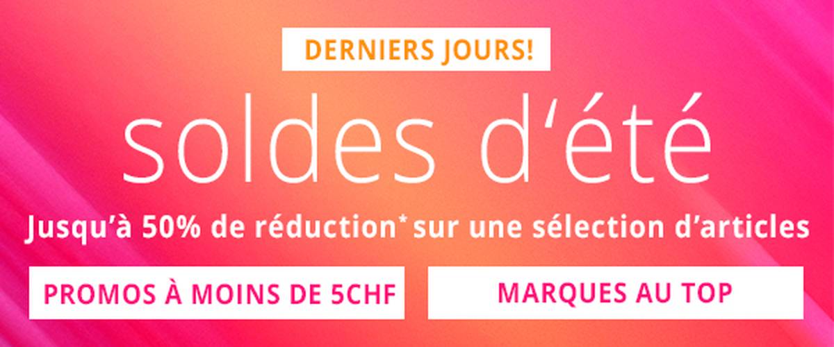 Jusqu’à 50% de réduction* sur une sélection d’articles