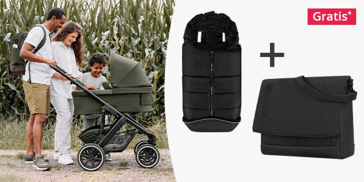 ABC Design Kombikinderwagen Salsa 5 Air inkl. Wickeltasche und Fußsack