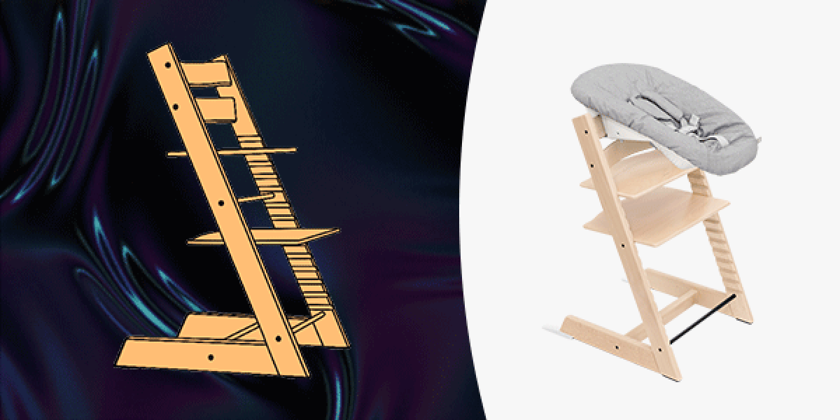 Stokke® TRIPP TRAPP® Treppenhochstuhl mit Zubehör