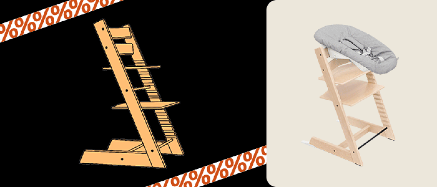 Stokke® TRIPP TRAPP® Treppenhochstuhl mit Zubehör