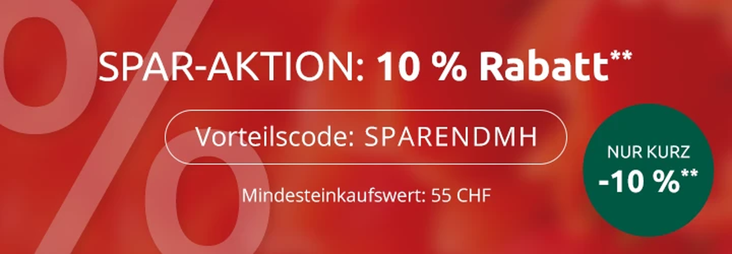 10 % Social Media Rabatt