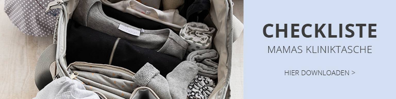 Checkliste Mamas Kliniktasche