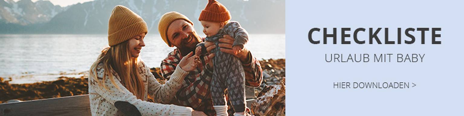 Checkliste Urlaub mit Baby