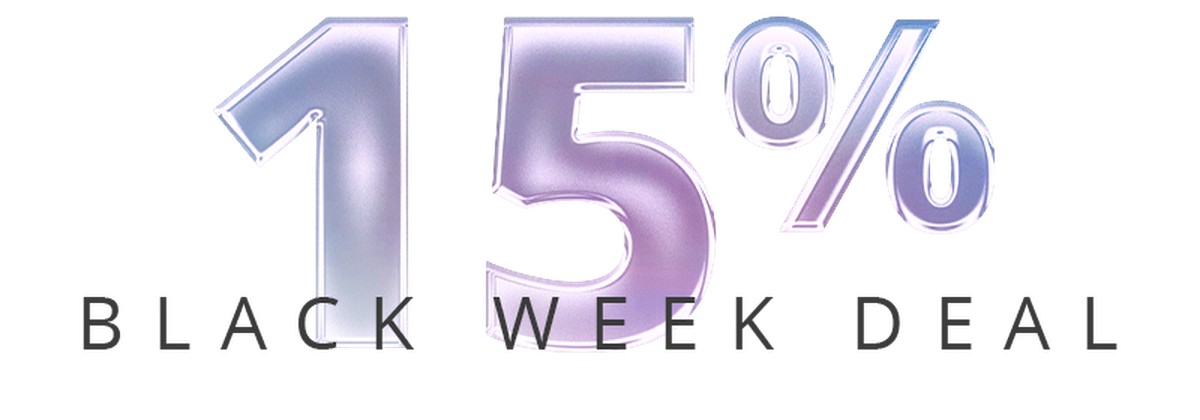 15% Black Week Deal