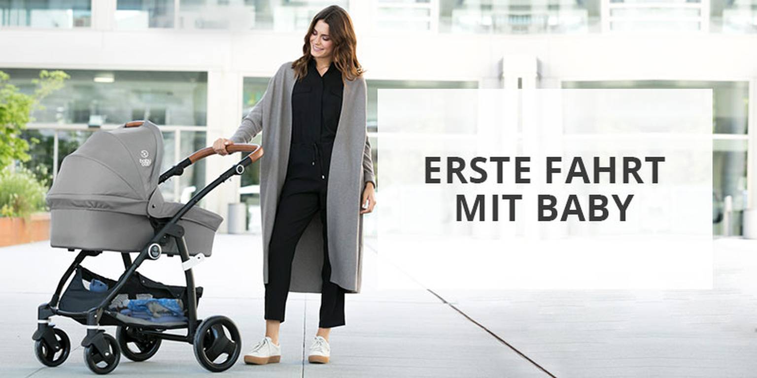 Erste Fahrt mit Baby