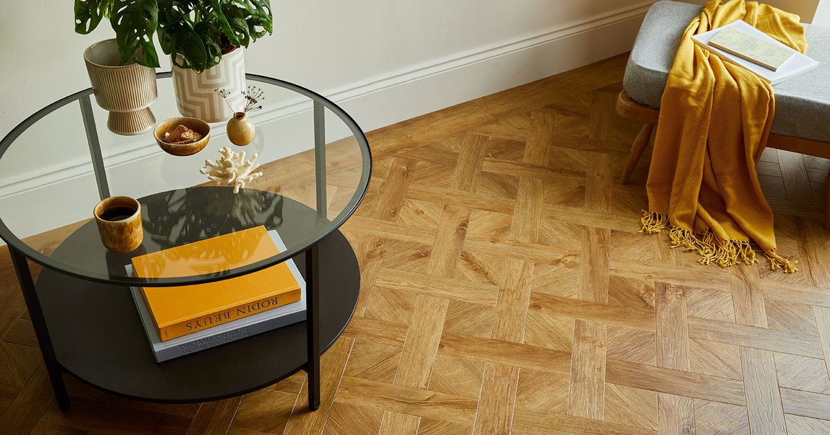 Design Feature Amtico Form in Basket Weave Amtico Flooring