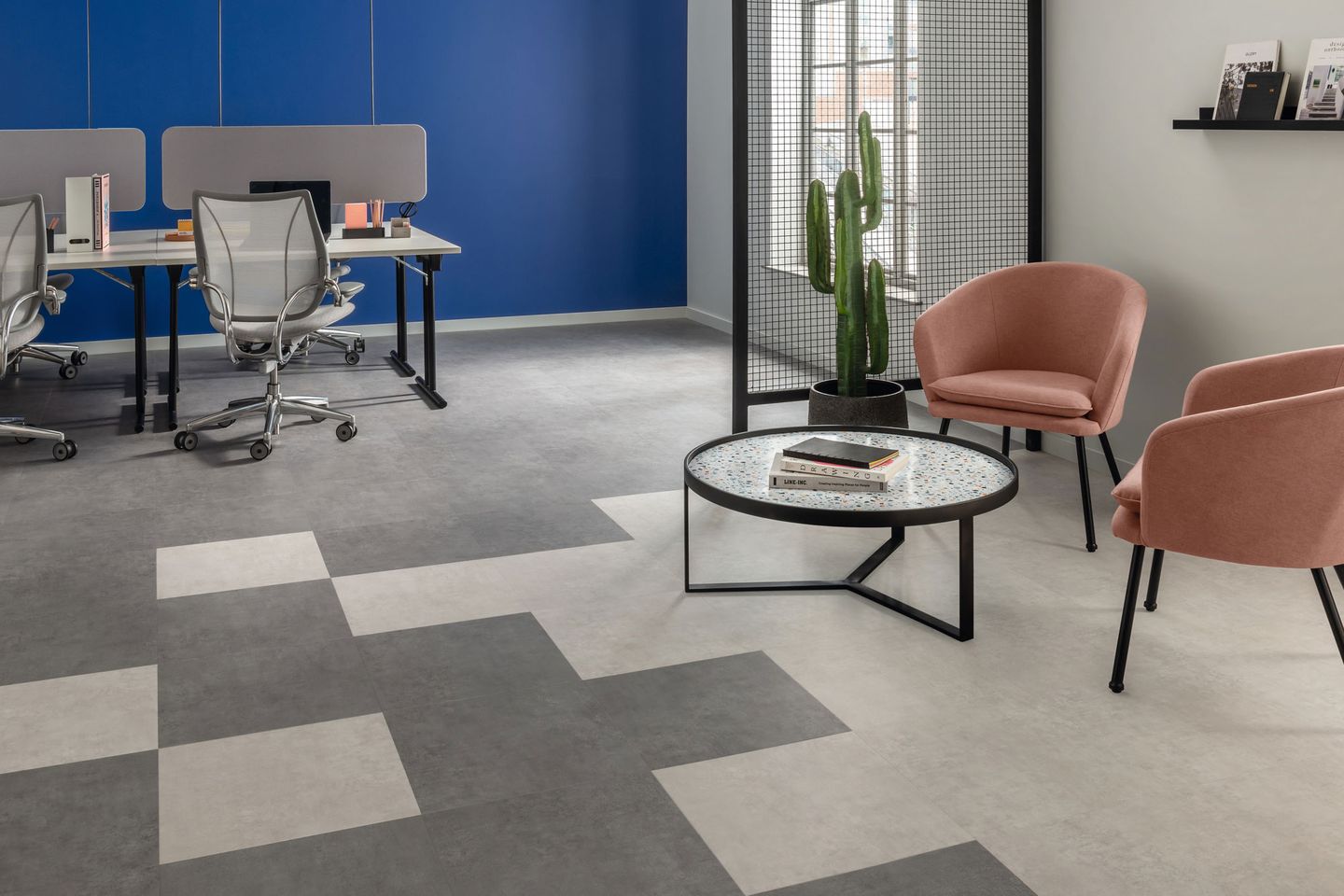 Amtico Access Loose Lay LVT tiles in office environment