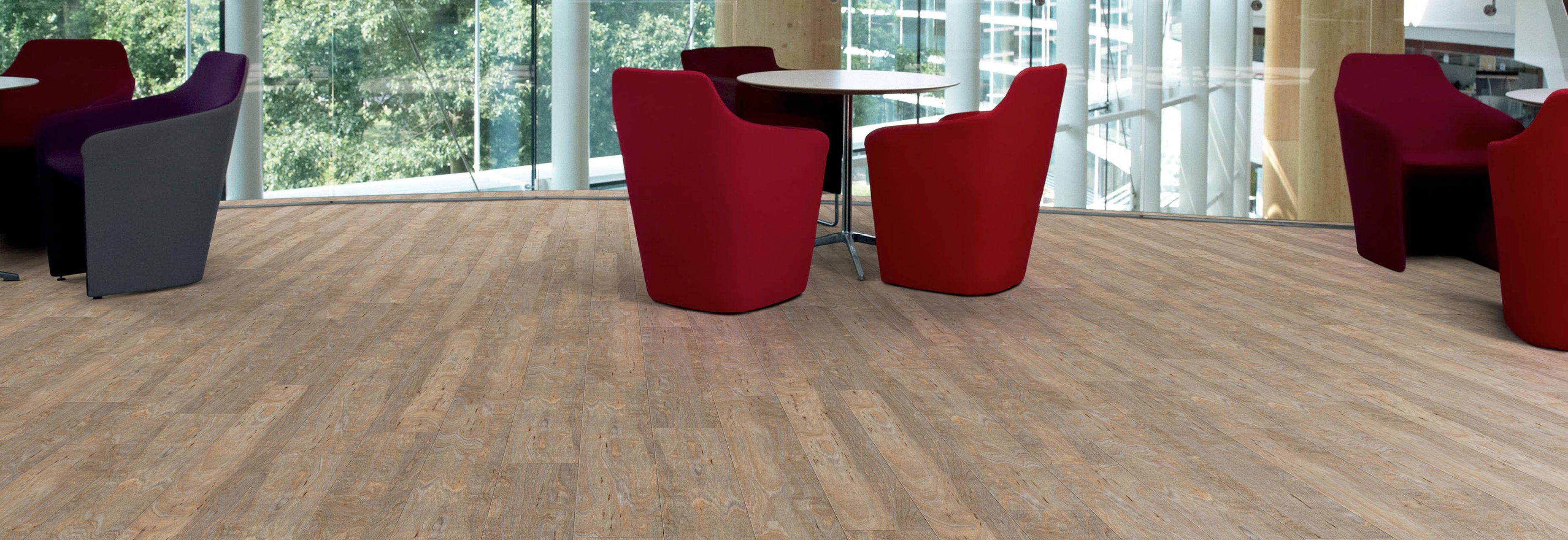 Bleached Elm Commercial LVT Flooring from the Amtico First Collection