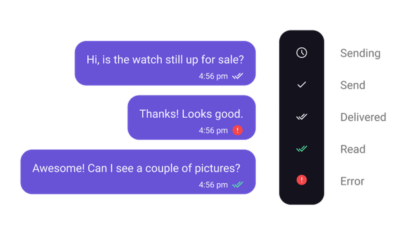 Read and delivered reciepts