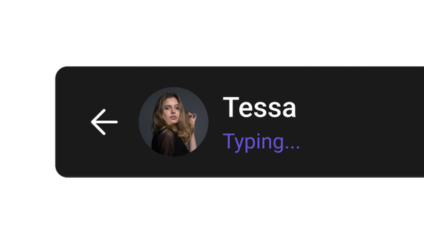 Typing indicators