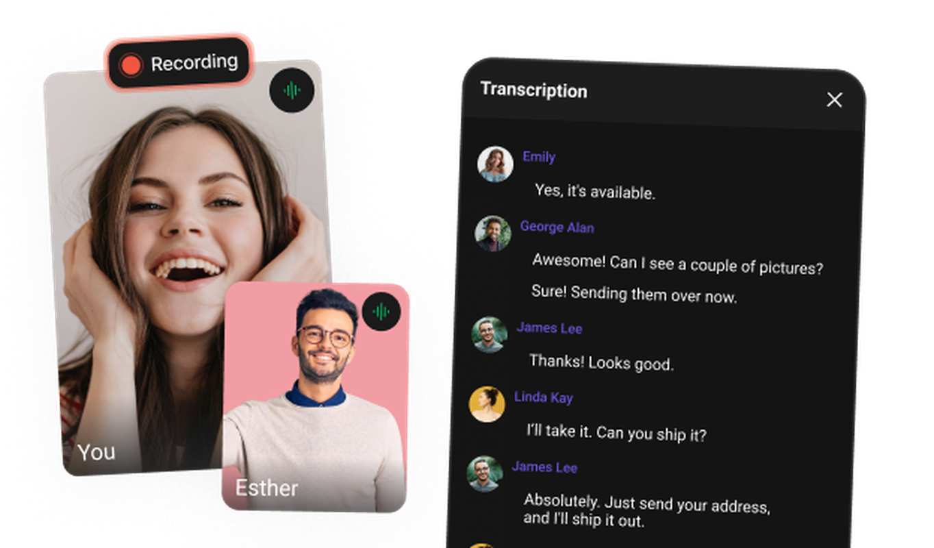Call recording and transcription