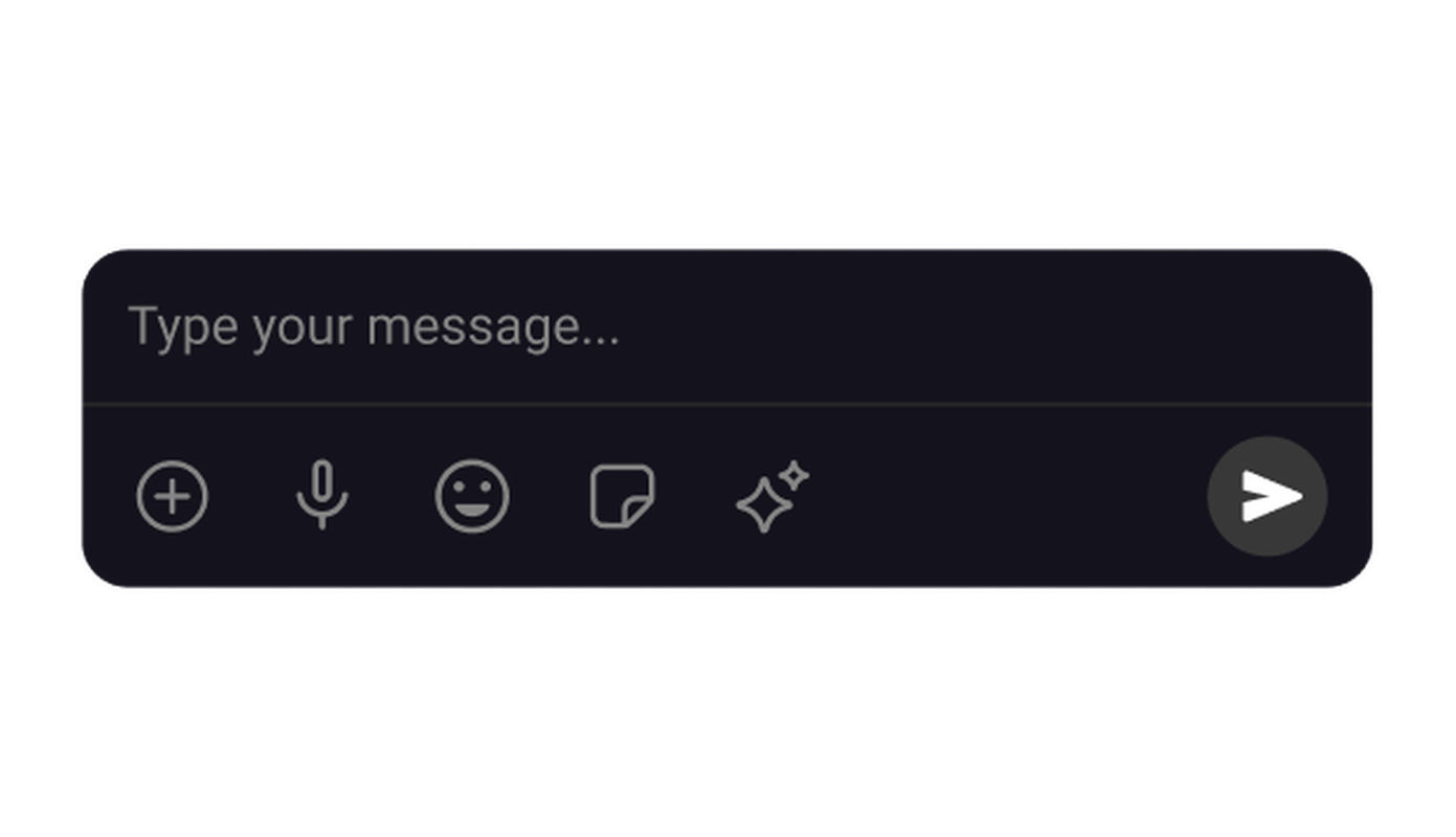 CometChat UI Kit components. Message builder.