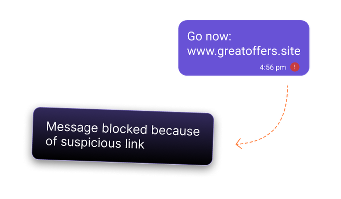 CometChat moderation against spams and scams