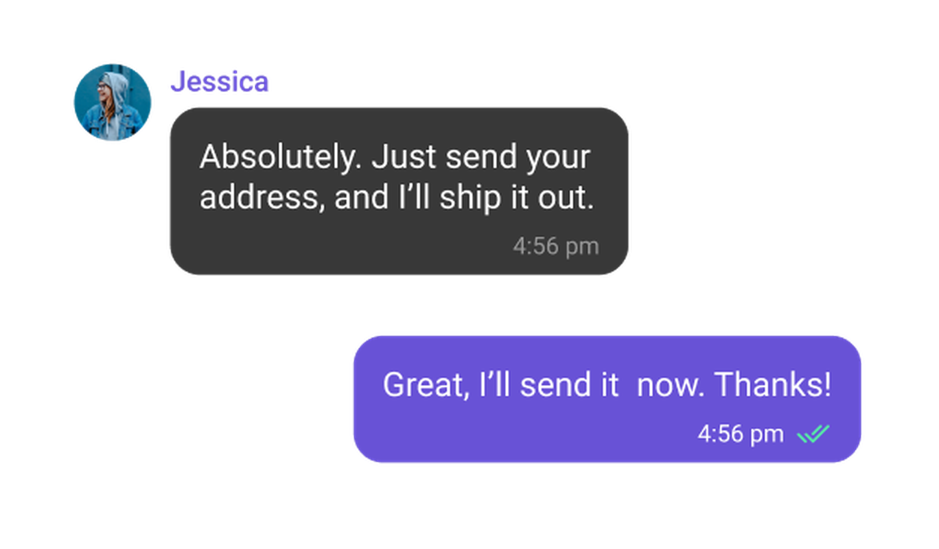 Instant reliable chat