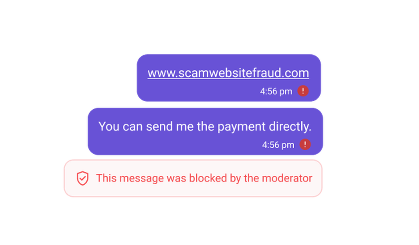 chat moderation for platform circumvention