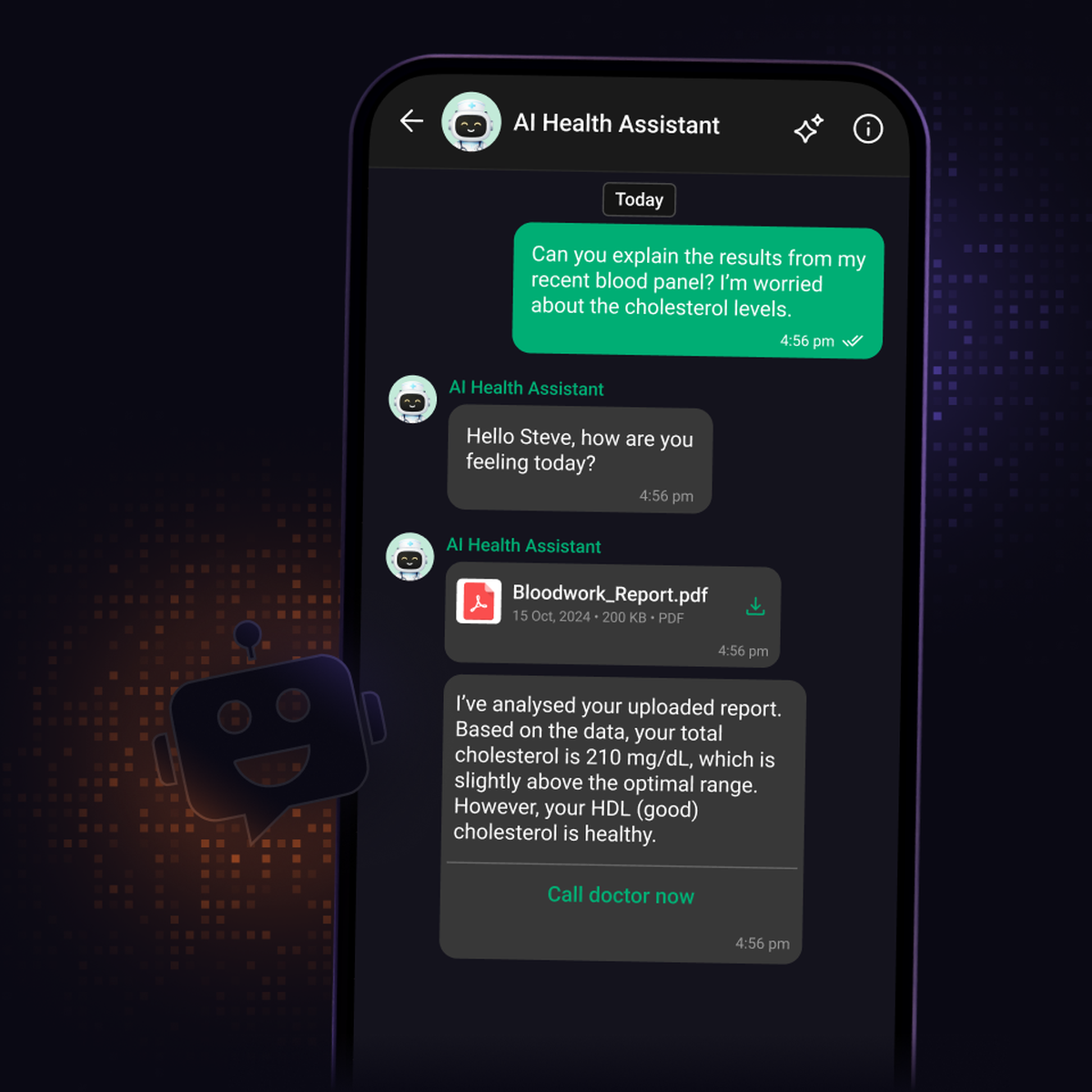 HIPAA compliant AI agents for healthcare