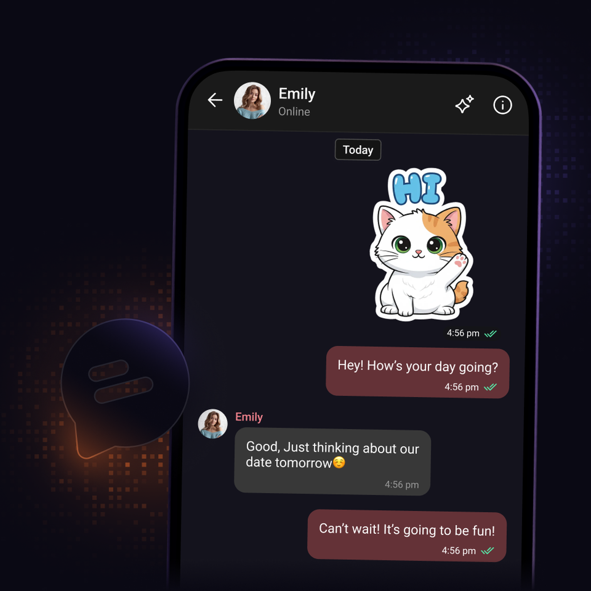 Real time chat for dating apps