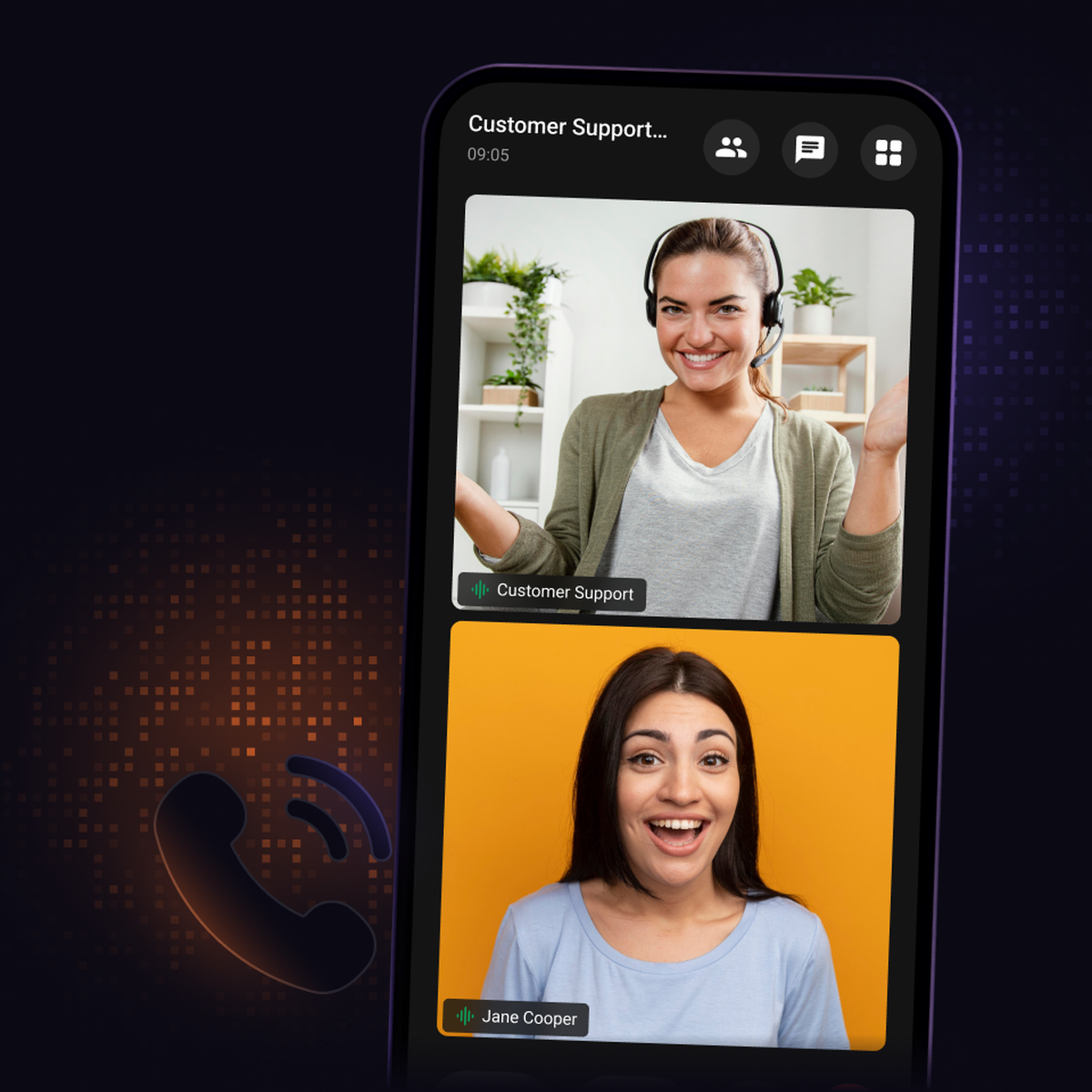 Voice and video calling for marketplace